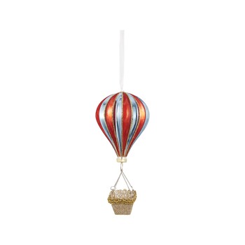 Luchtballon kerstbal