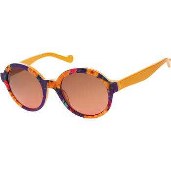 Zonnebril met bloemen