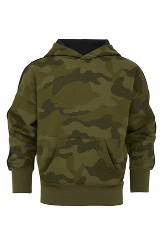 Trui met camouflage print