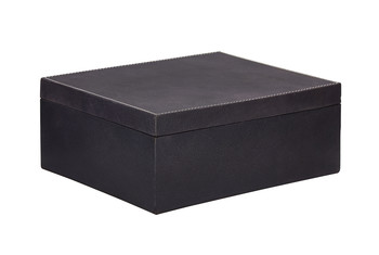 Donkerblauwe leren doods