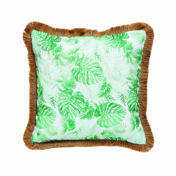 Groen tropisch kussen