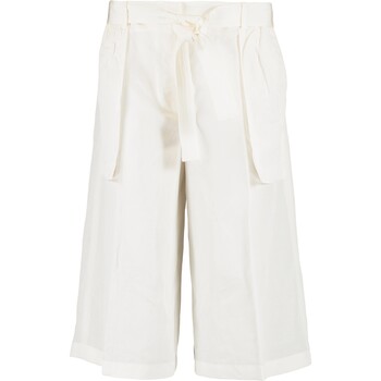 Witte linnen culottes