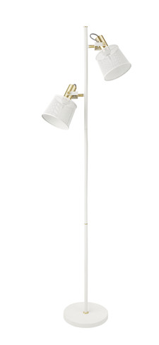 Witte metalen lamp