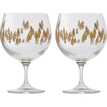 Drinkglazen met gouden ontwerp