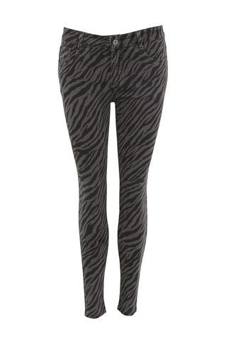 Jeans met zebra print