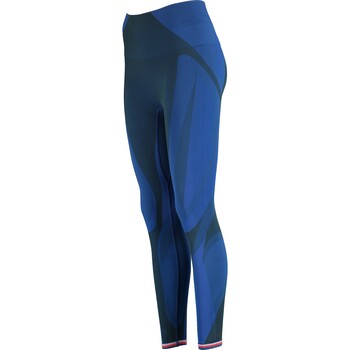 Zwart met blauwe sport legging