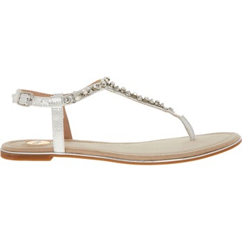 Zilveren sandalen met studs