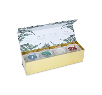 Set van vier geurkaarsen