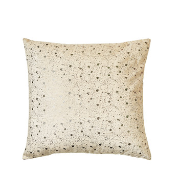 Creme fluwelen kussen