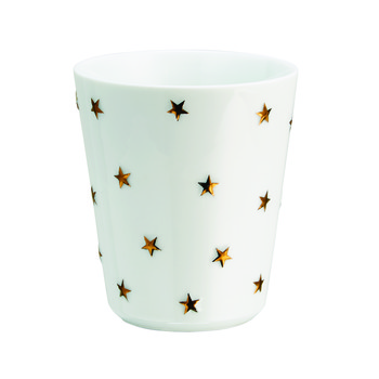 Keramische mok met sterretjes