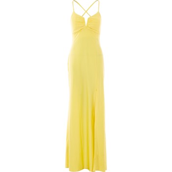 Gele maxi jurk