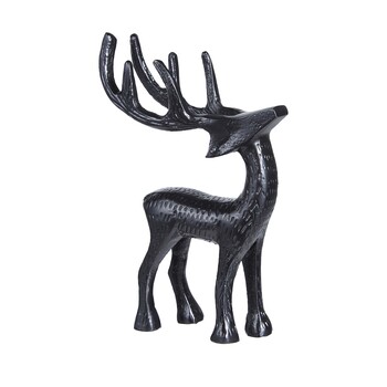 Zwart herten beeldje