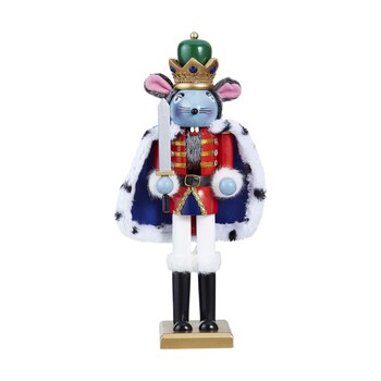 Kerstbeeldje van koninklijke muis