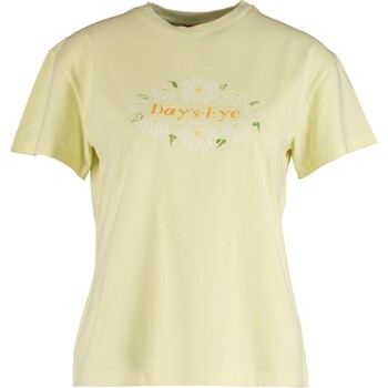 Geel T-Shirt met bloemen