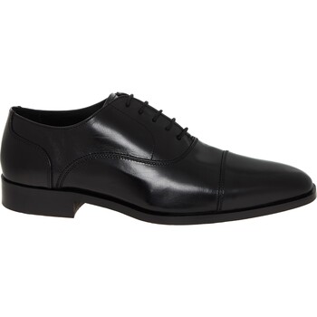 Zwarte leren schoen
