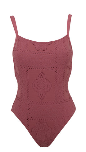 Roze badpak