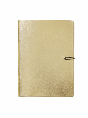 Goud notitieboekje