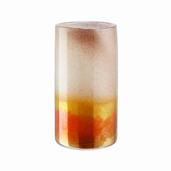 Vaas met zonsondergang