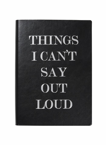 Notitieboekje slogan