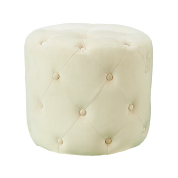 Cream pouf