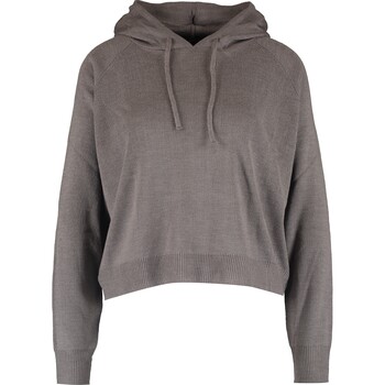 Gebreide grijze hoodie