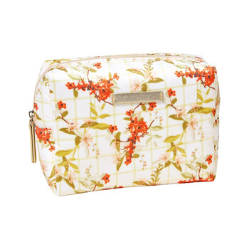 Make-up tas met bloemenprint
