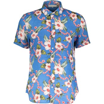 Blauw Hawaiian shirt