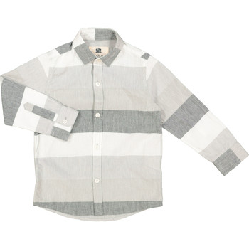 Grijs gestreept hemd