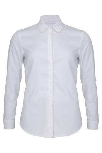 Blouse met parels