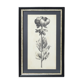 Print van een bloem