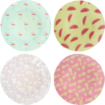4x borden met print