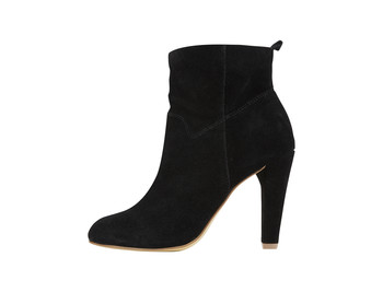 Zwarte laars met hak