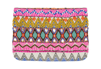 Clutch met kraaltjes