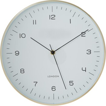 Simpele witte klok