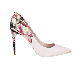 Pumps met bloemenprint