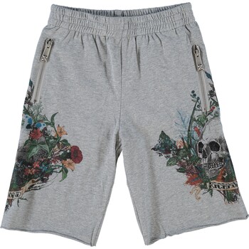 Grijs short met print