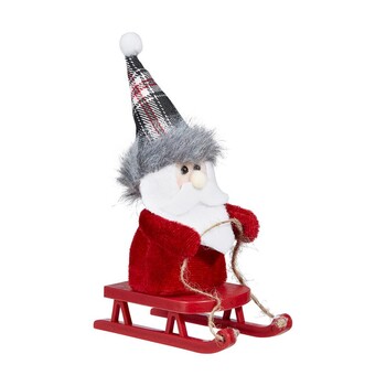Kerstman op een slee