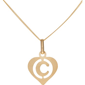 Gouden ketting met initiaal