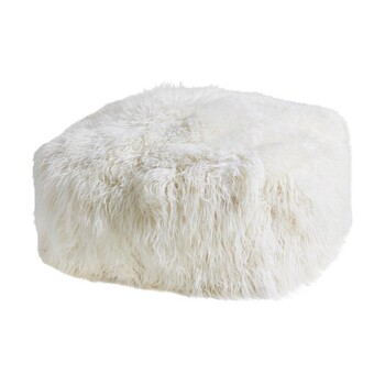 Pluizige vierkante stoel