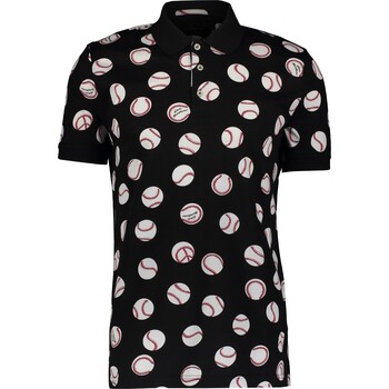 Polo shirt met Baseball print
