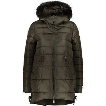 Groene parka jas