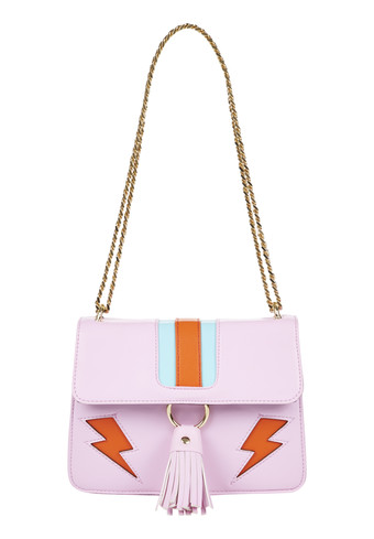 Oranje en roze tasje