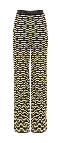 Wijde broek met hoge taille