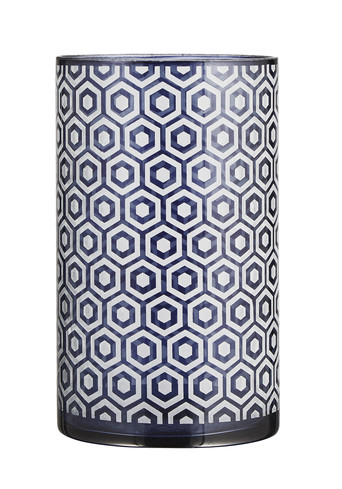 Vaas met geometrische print