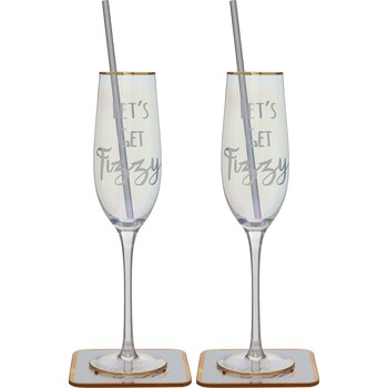 Champagne glas set