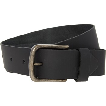 Leren zwarte riem