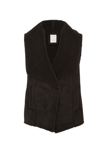 Zwarte gilet