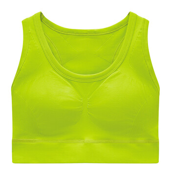 neon gele sportbh