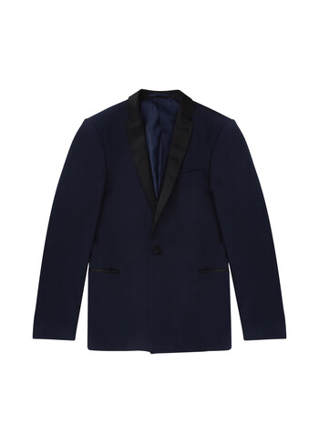 blauwe jas