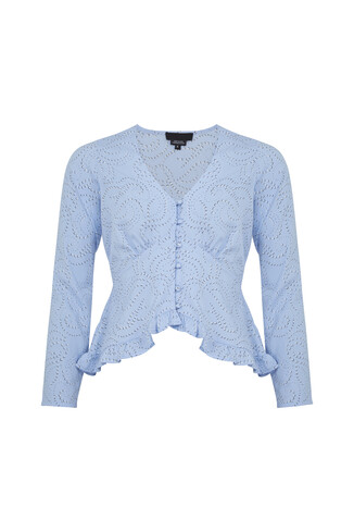 FI4644 TK MAXX BLUE BLOUSE 410
